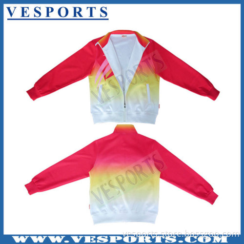 China Custom Microfiber Polyester Tracksuit Jacket